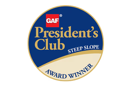 GAF President's Club Steep Slope Award Winner